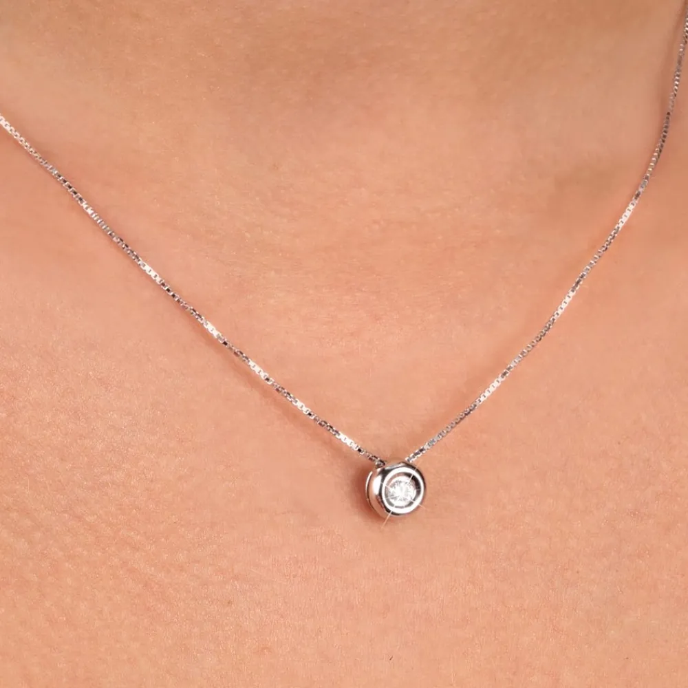 Gioielli Con Diamanti|Collane Con Diamanti<Bluespirit Collana Promessa d'amore - P.77C910001200