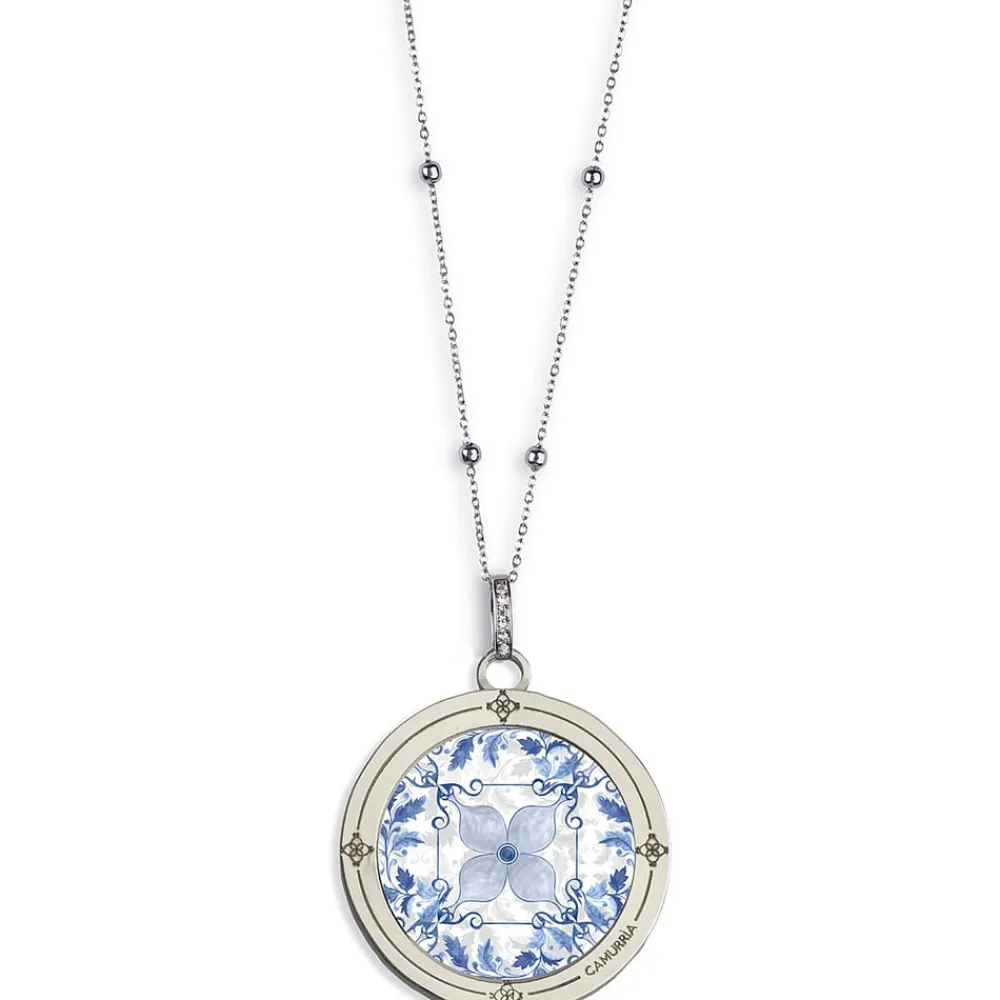 Collane|Gioielli In Acciaio<Camurrìa COLLANA CAMURRÌA CONCA - CJ.CL35S.2