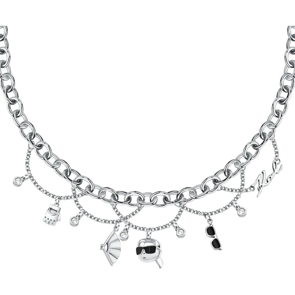 Collane|Gioielli In Acciaio<Karl Lagerfeld COLLANA CHARMS - KLAYD02