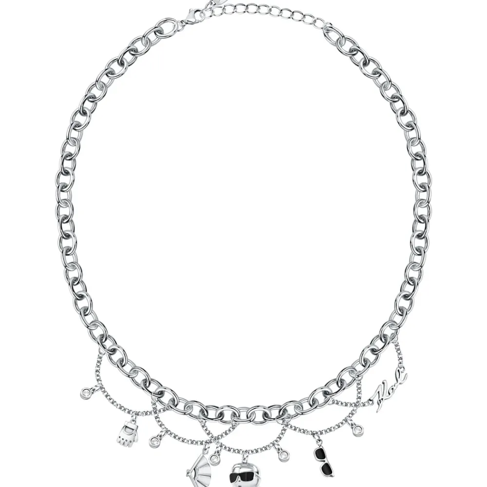 Collane|Gioielli In Acciaio<Karl Lagerfeld COLLANA CHARMS - KLAYD02