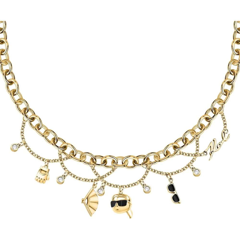 Collane|Gioielli In Acciaio<Karl Lagerfeld COLLANA CHARMS - KLAYD01