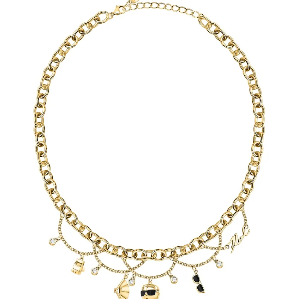 Collane|Gioielli In Acciaio<Karl Lagerfeld COLLANA CHARMS - KLAYD01