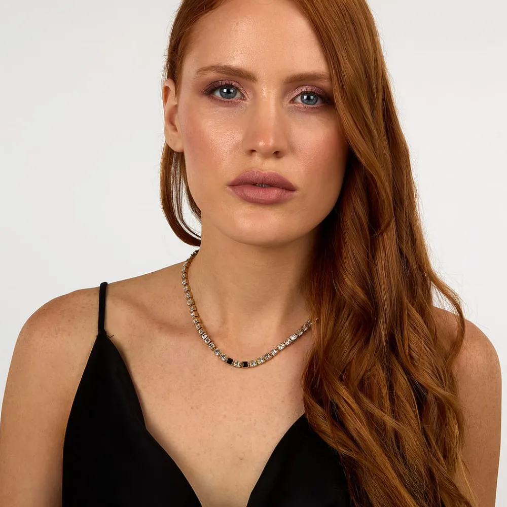 Collane|Gioielli In Acciaio<Karl Lagerfeld COLLANA CRYSTALS - KLAYC04