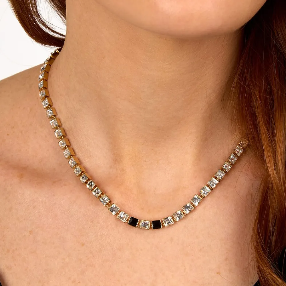 Collane|Gioielli In Acciaio<Karl Lagerfeld COLLANA CRYSTALS - KLAYC04