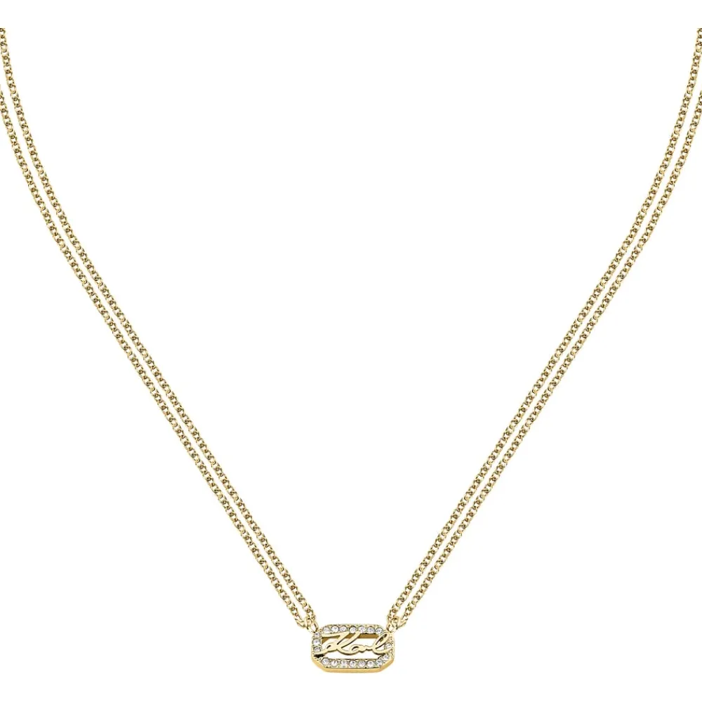 Collane|Gioielli In Acciaio<Karl Lagerfeld COLLANA CRYSTALS - KLAYC12