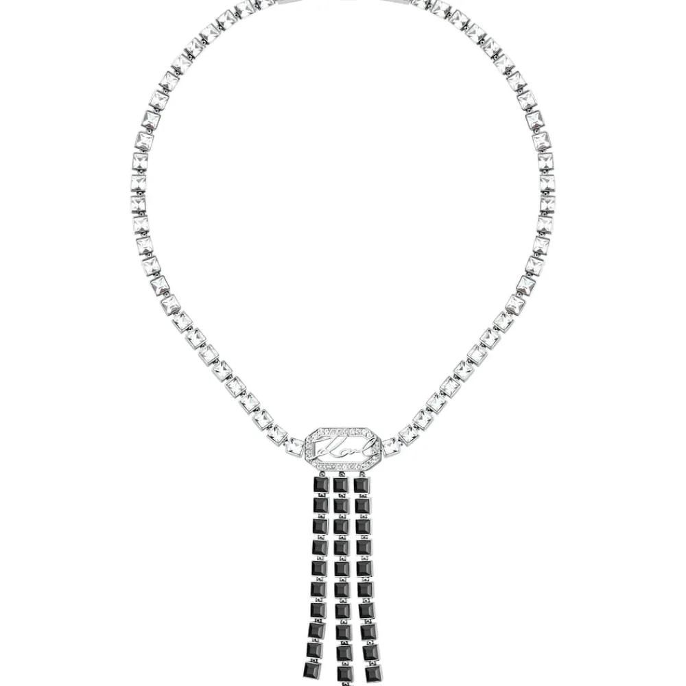 Collane|Gioielli In Acciaio<Karl Lagerfeld COLLANA CRYSTALS - KLAYC02