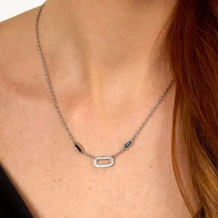 Collane|Gioielli In Acciaio<Karl Lagerfeld COLLANA CRYSTALS - KLAYC11