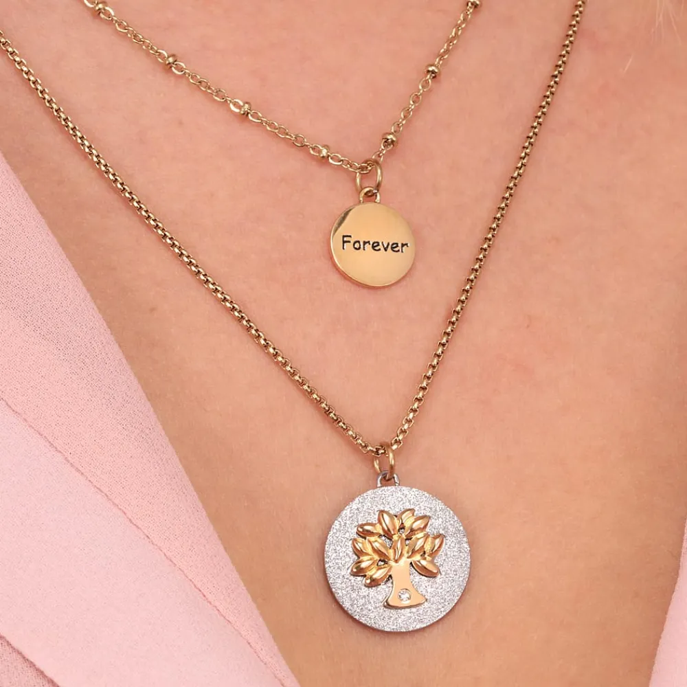 Collane Donna|Collane In Acciaio<La Petite Story COLLANA FAMILY - LPS10ASF03