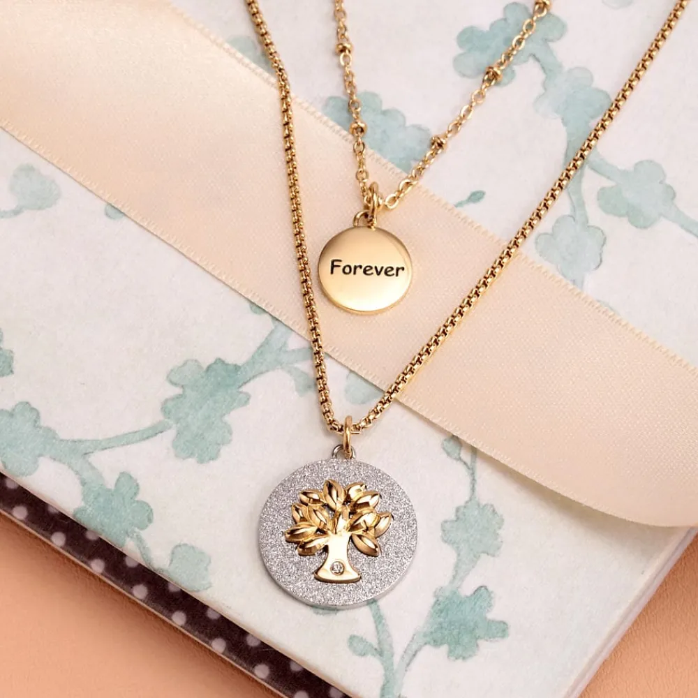 Collane Donna|Collane In Acciaio<La Petite Story COLLANA FAMILY - LPS10ASF03