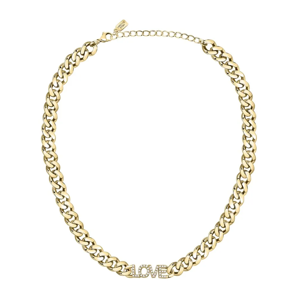 Collane In Acciaio<La Petite Story COLLANA LOVE - LPS10ASD09