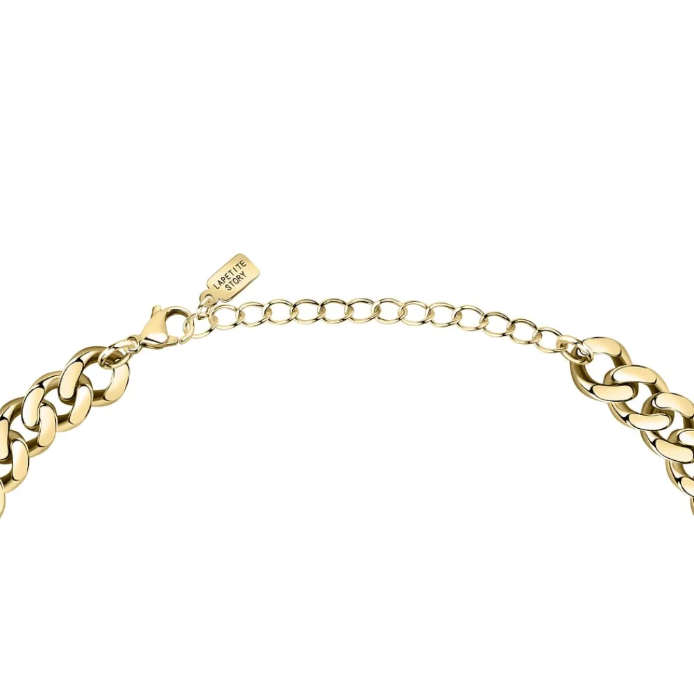 Collane In Acciaio<La Petite Story COLLANA LOVE - LPS10ASD09