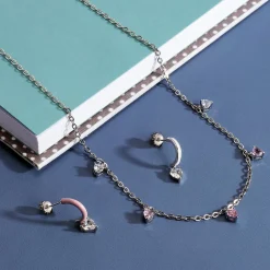 Collane In Acciaio<La Petite Story COLLANA LOVE - LPS10ASD12