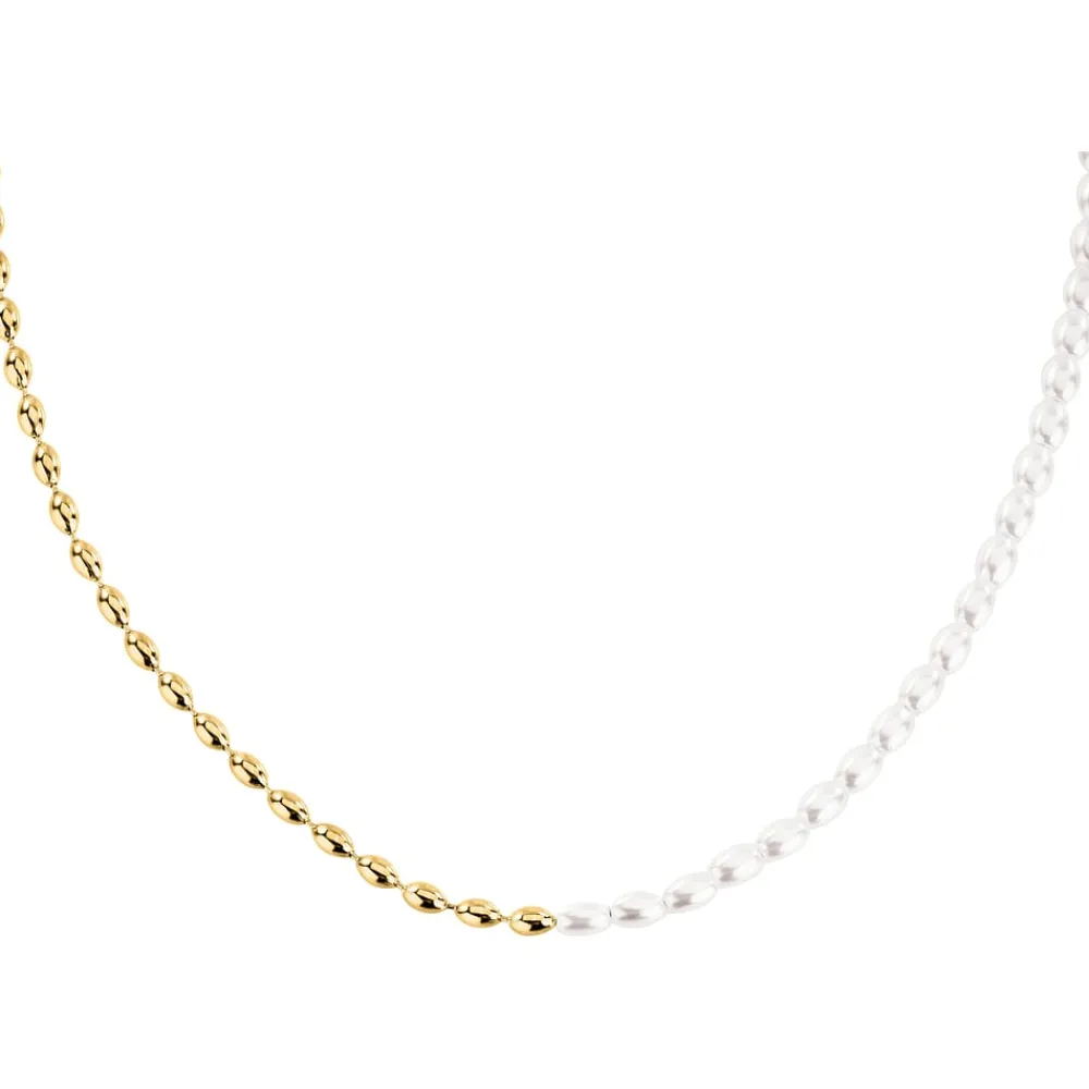 Collane|Collane In Acciaio<La Petite Story COLLANA PEARL - LPS10AZA08
