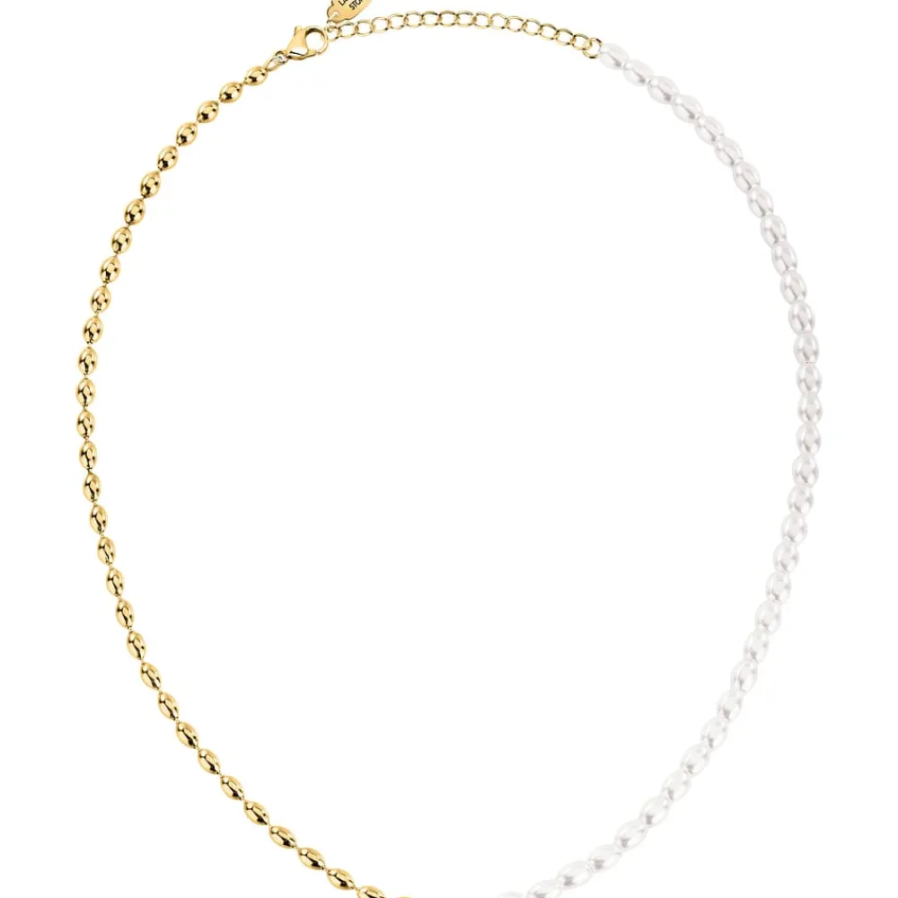Collane|Collane In Acciaio<La Petite Story COLLANA PEARL - LPS10AZA08