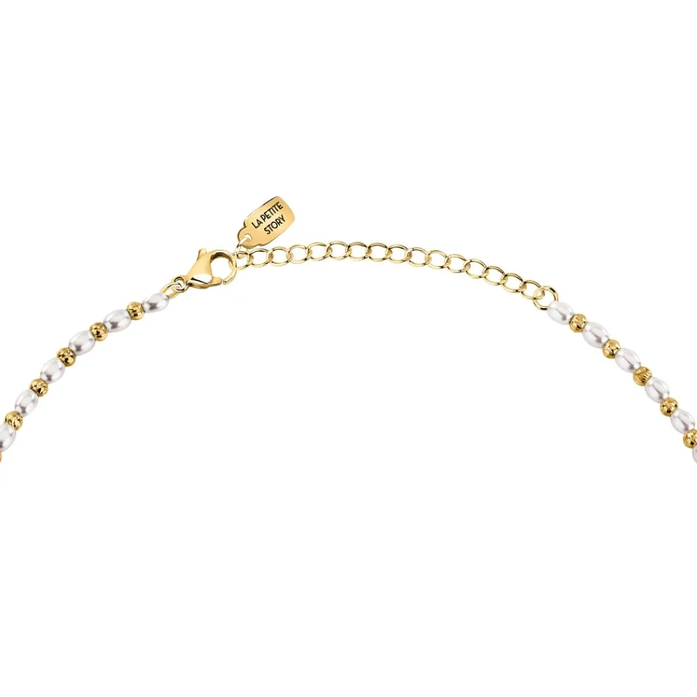 Collane|Collane In Acciaio<La Petite Story COLLANA PEARL - LPS10AZA07