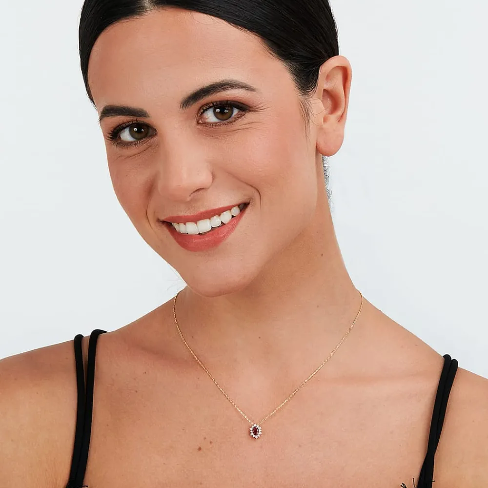Collane|Gioielli Con Pietre Preziose<Live Diamond COLLANA CLASSIC GEM STONE - LDY050155