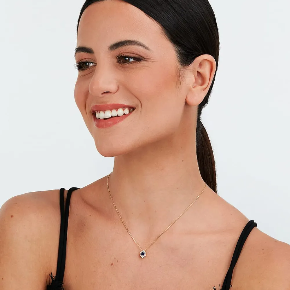 Collane|Gioielli Con Pietre Preziose<Live Diamond COLLANA CLASSIC GEM STONE - LDY050156