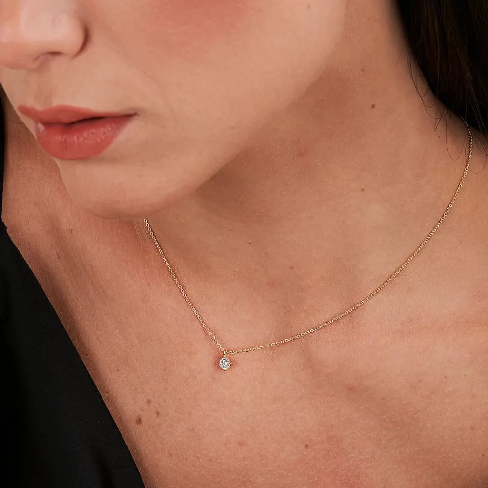 Collane|Gioielli Con Diamanti<Live Diamond COLLANA CLASSIC DIAMOND - LDY030135I