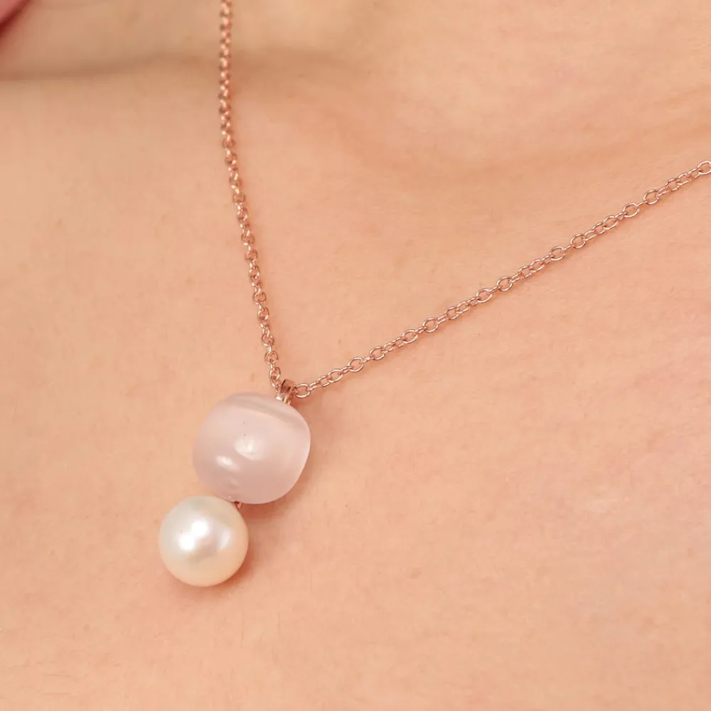 Gioielli Donna<Morellato COLLANA GEMMA PERLA - SATC02