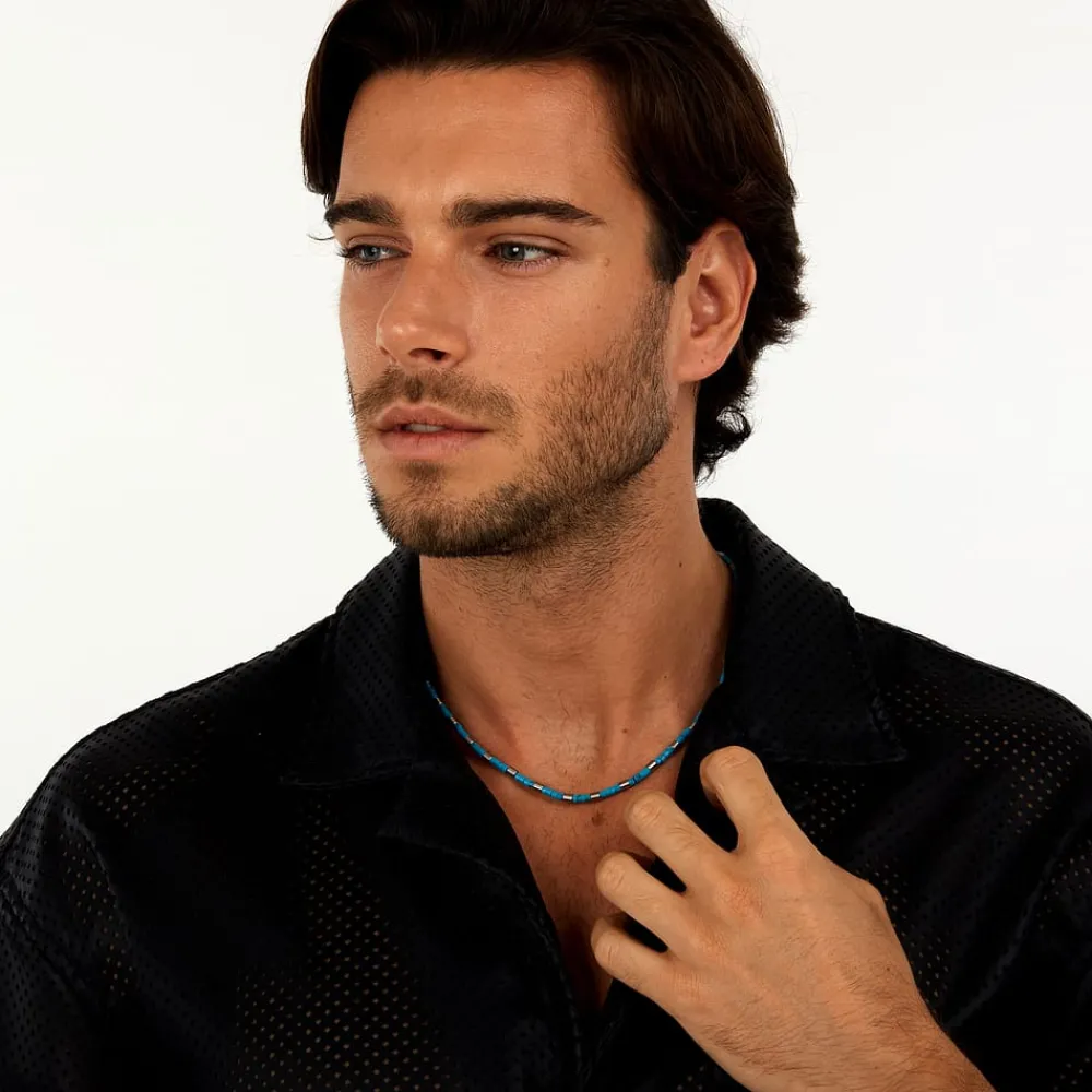 Gioielli In Acciaio|Gioielli Uomo<Morellato COLLANA PIETRE - S1730