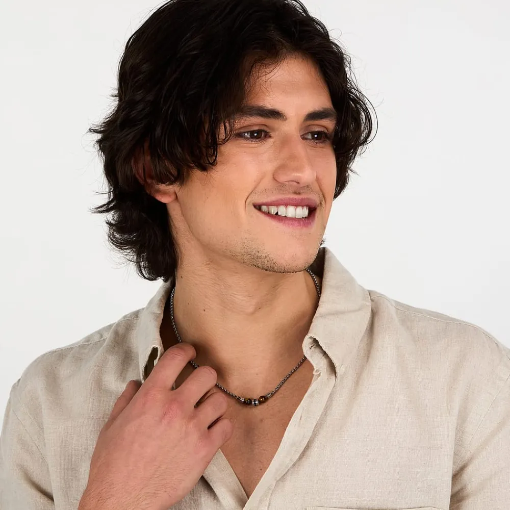 Collane|Gioielli Uomo<Morellato COLLANA PIETRE - S1744