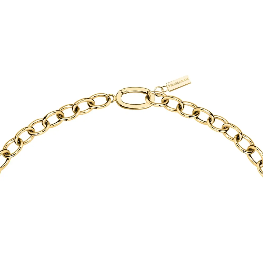 Collane In Acciaio<Trussardi COLLANA T-DESIGN - TJAXA17
