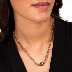 Collane In Acciaio<Trussardi COLLANA T-DESIGN - TJAXA17