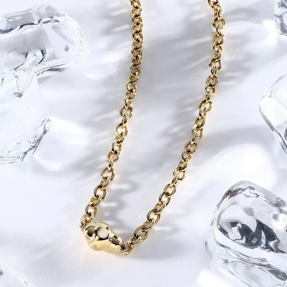 Collane In Acciaio<Trussardi COLLANA T-DESIGN - TJAXA17