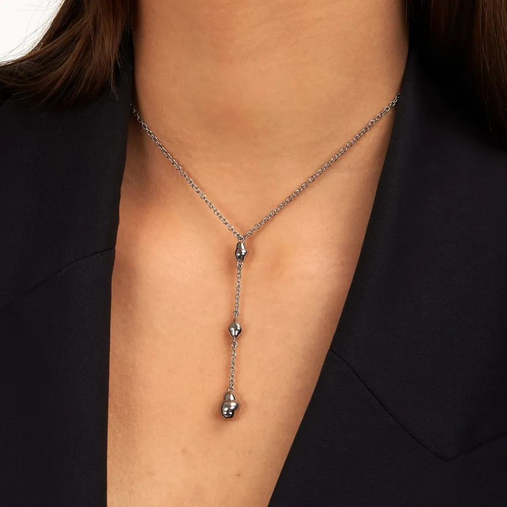 Gioielli In Acciaio|Collane<Trussardi COLLANA T-DESIGN - TJAXA10