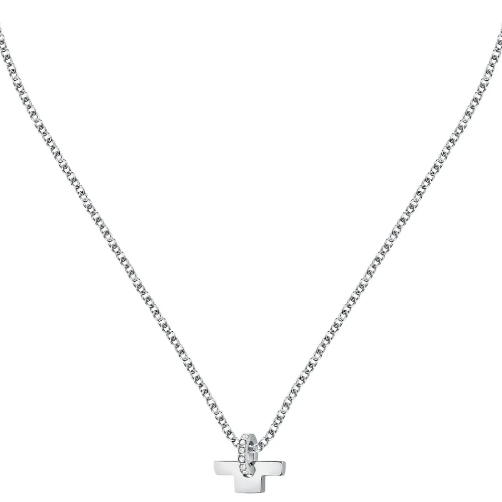 Collane In Acciaio|Gioielli Donna<Trussardi COLLANA T-LOGO - TJAXC14