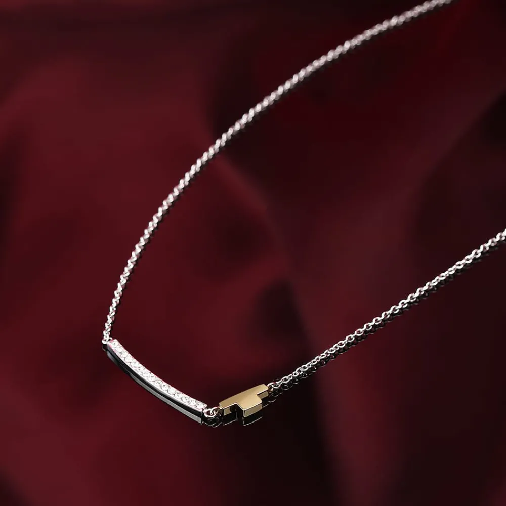 Gioielli Donna<Trussardi COLLANA T-LOGO - TJAXC05