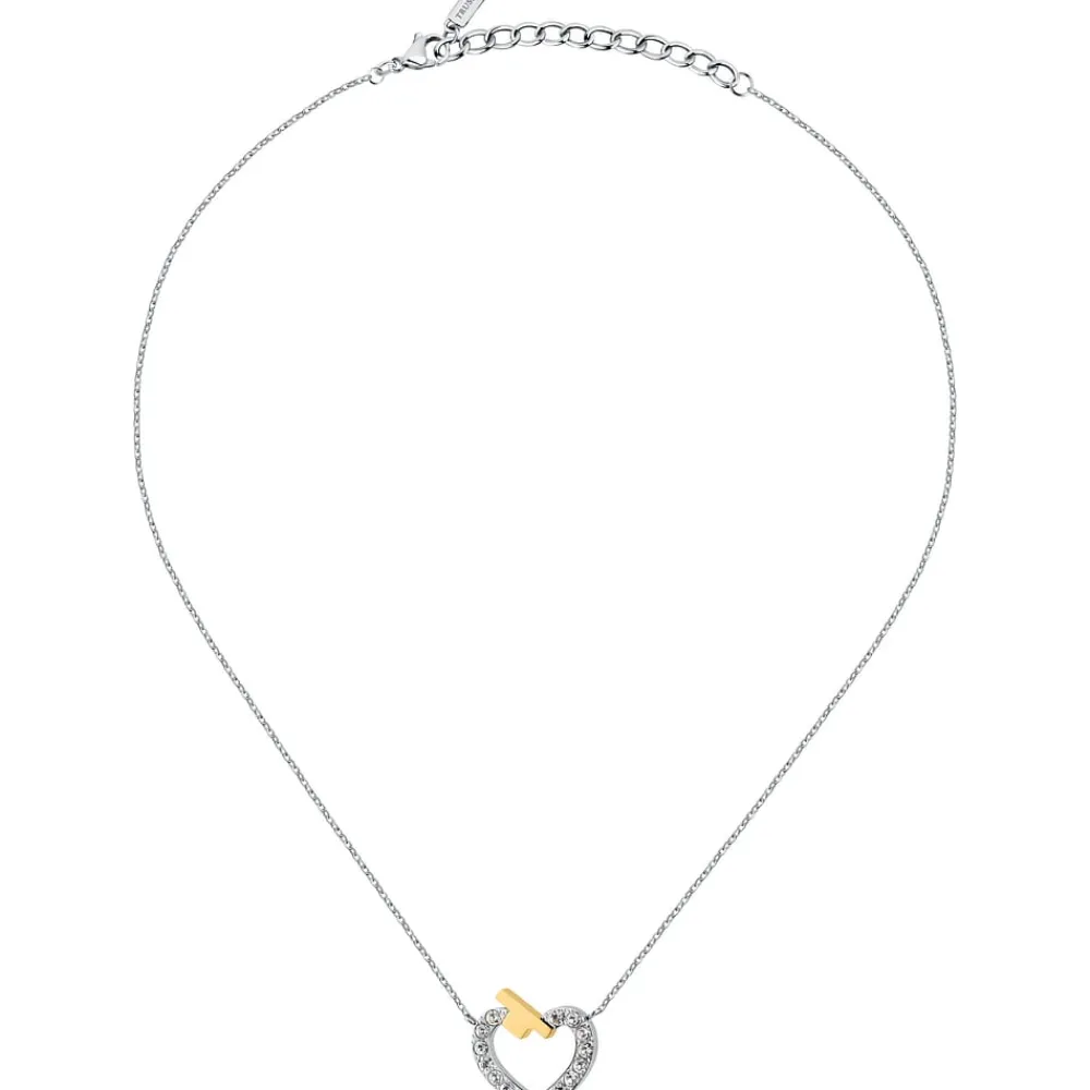 Gioielli In Acciaio|Collane In Acciaio<Trussardi COLLANA T-LOGO - TJAXC44