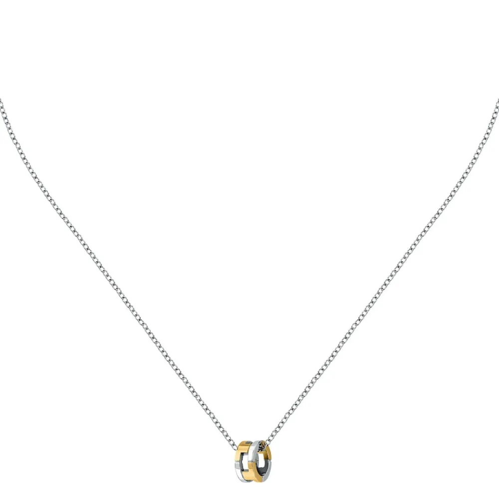 Gioielli In Acciaio|Collane<Trussardi COLLANA T-LOGO - TJAXC67