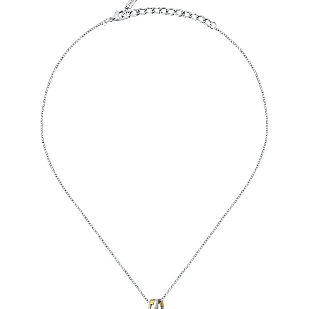 Gioielli In Acciaio|Collane<Trussardi COLLANA T-LOGO - TJAXC67