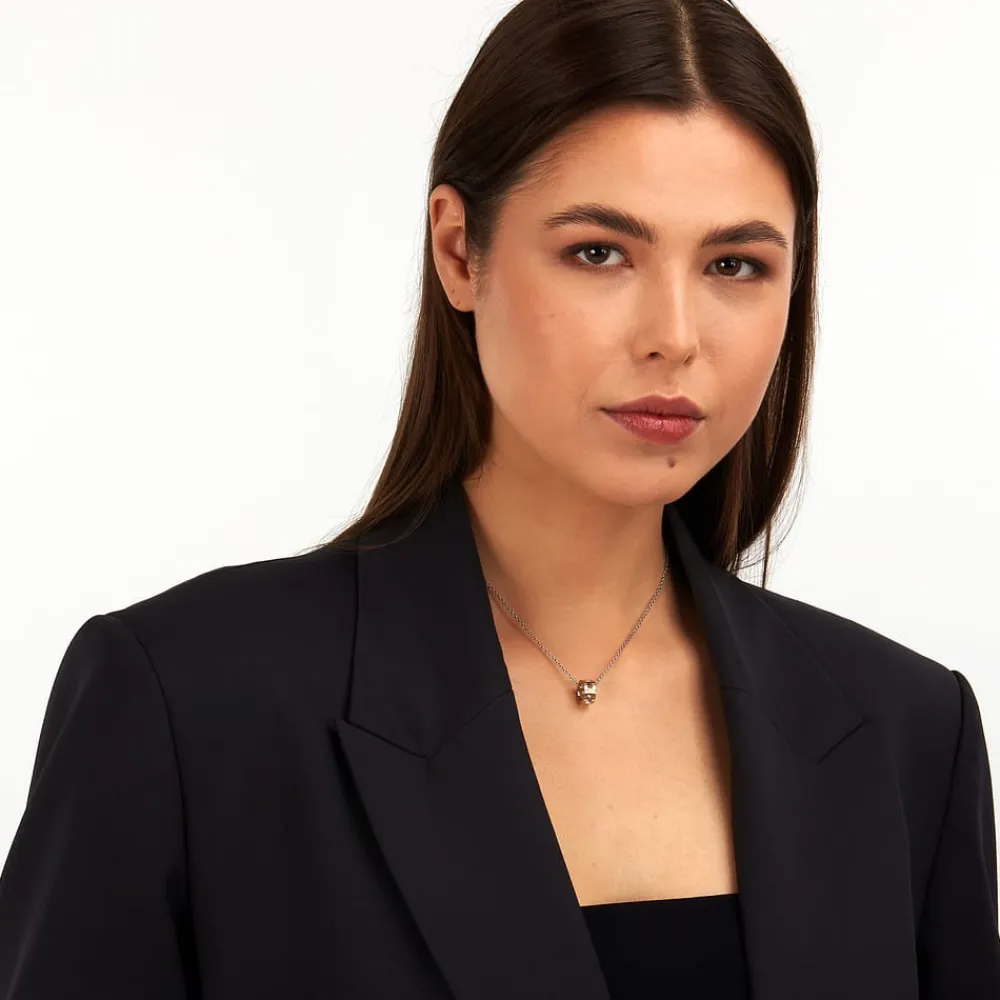 Gioielli In Acciaio|Collane<Trussardi COLLANA T-LOGO - TJAXC67