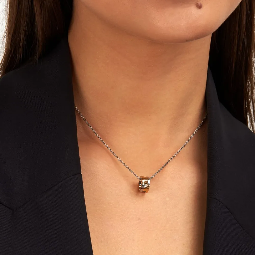 Gioielli In Acciaio|Collane<Trussardi COLLANA T-LOGO - TJAXC67