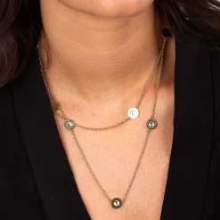 Collane|Gioielli In Acciaio<Trussardi COLLANA T-LOGO - TJAXC106