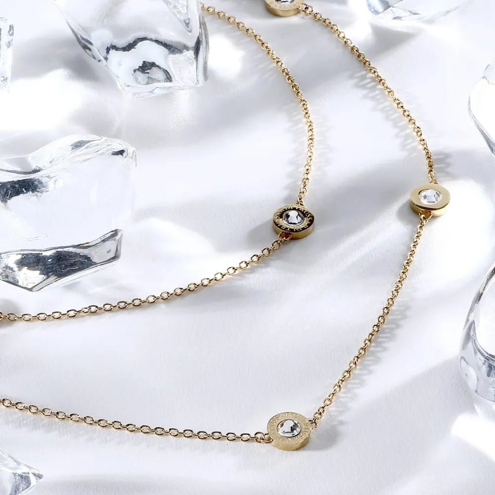 Collane|Gioielli In Acciaio<Trussardi COLLANA T-LOGO - TJAXC106