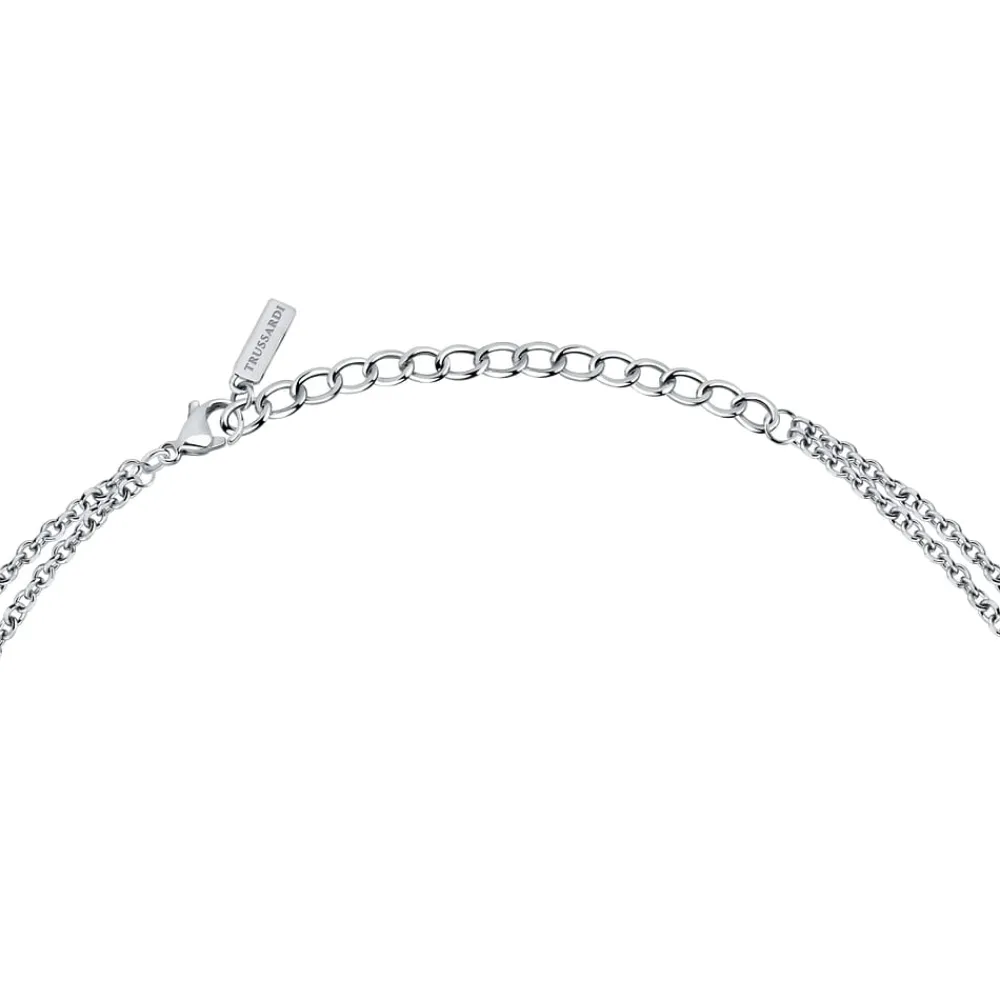 Gioielli In Acciaio|Collane In Acciaio<Trussardi COLLANA T-LOGO - TJAXC62