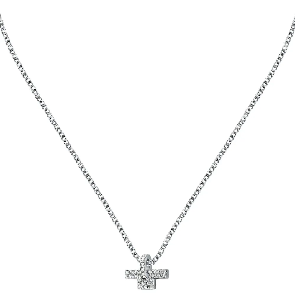 Collane In Acciaio|Gioielli Donna<Trussardi COLLANA T-LOGO - TJAXC13