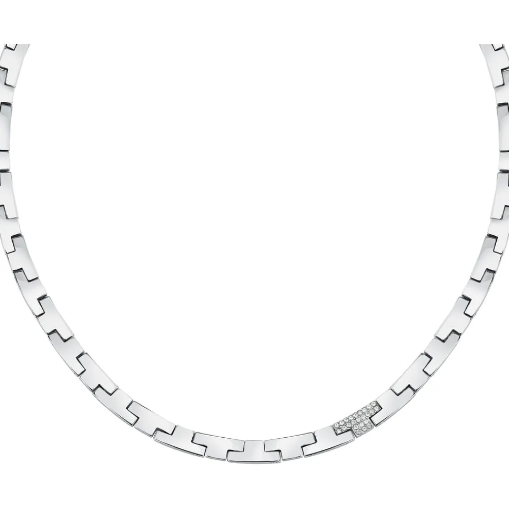 Collane|Gioielli In Acciaio<Trussardi COLLANA T-LOGO - TJAXC03