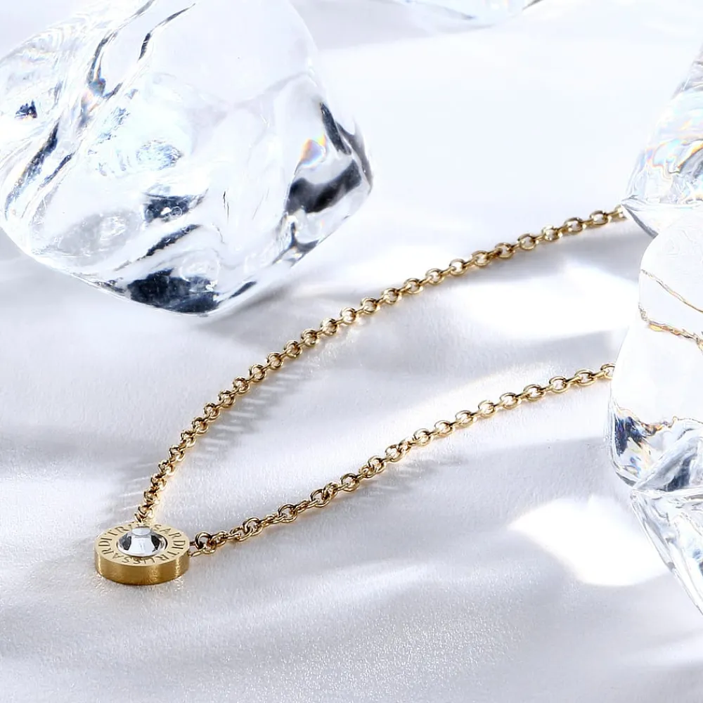 Collane|Gioielli In Acciaio<Trussardi COLLANA T-LOGO - TJAXC108