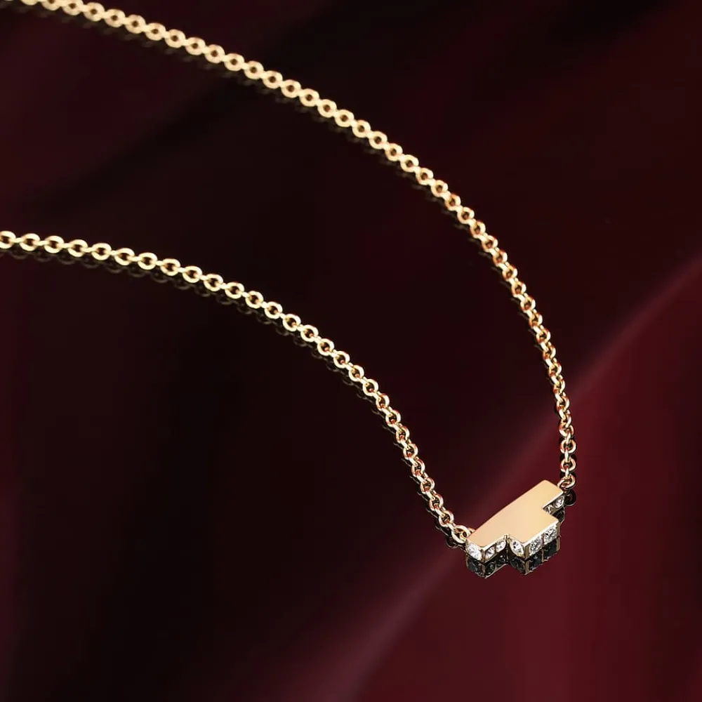 Gioielli Donna<Trussardi COLLANA T-LOGO - TJAXC10