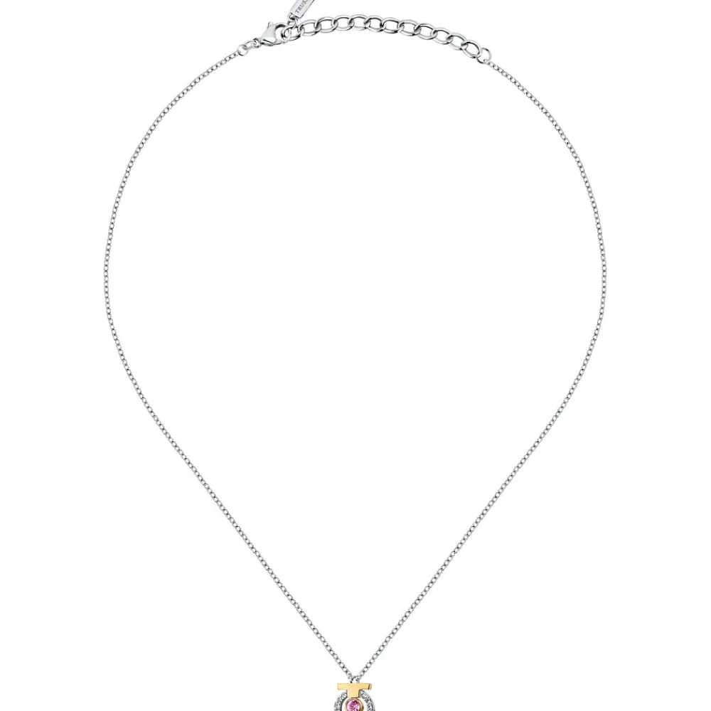 Gioielli In Acciaio|Collane In Acciaio<Trussardi COLLANA T-LOGO - TJAXC53