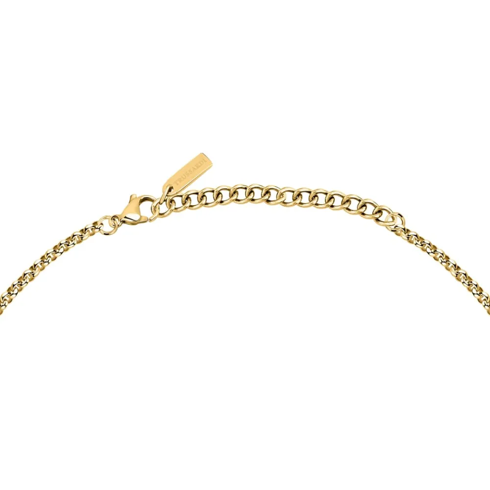 Collane|Gioielli In Acciaio<Trussardi COLLANA T-ROUND - TJAYF03
