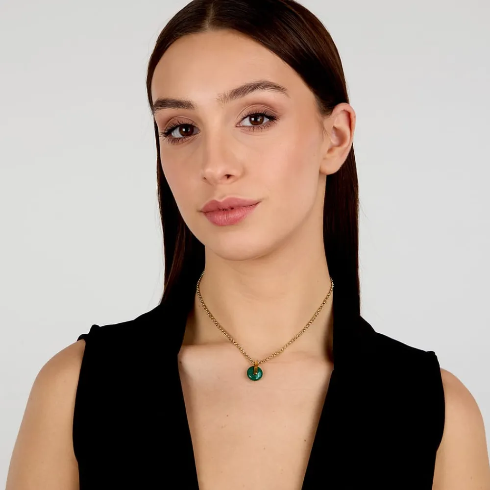 Collane|Gioielli In Acciaio<Trussardi COLLANA T-ROUND - TJAYF03