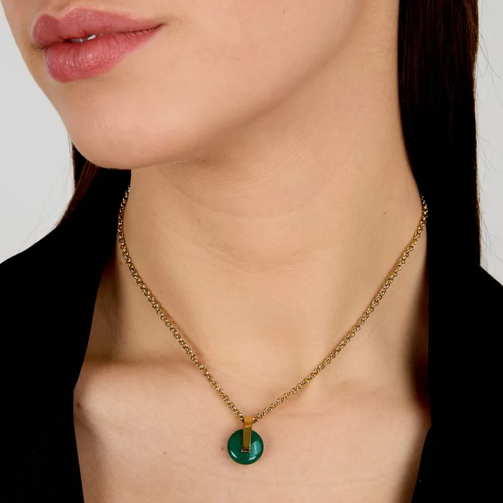 Collane|Gioielli In Acciaio<Trussardi COLLANA T-ROUND - TJAYF03
