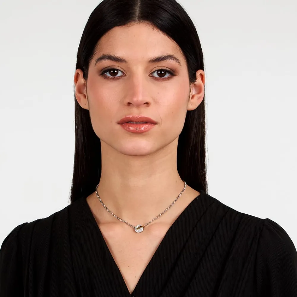 Collane|Gioielli In Acciaio<Trussardi COLLANA T-ROUND - TJAYF05