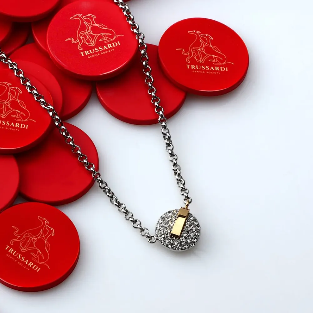Collane|Gioielli In Acciaio<Trussardi COLLANA T-ROUND - TJAYF05