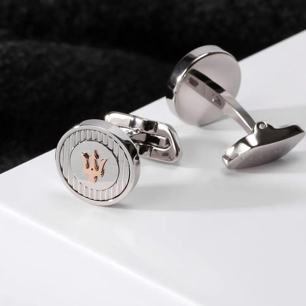 Gioielli In Acciaio|Gemelli<Maserati GEMELLI JEWELS - JM121ATK14